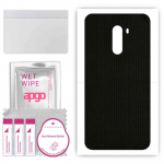 apgo Protective Skin Sticker for the back compatible with Xiaomi Pocophone F1, Wrap Film, Foil, Vinyl - Pattern Matrix