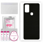apgo Protective Skin Sticker for the back compatible with Samsung Galaxy M31 Prime, Wrap Film, Foil, Vinyl - Pattern Matrix
