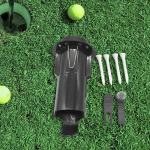 Golfipalli teehoidja klambriga kaasaskantavad hoiutopsi tarvikud harjutamiseks v&auml;listingimustes kasutatavate kottide jaoks