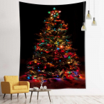 V&auml;rvilised j&otilde;ulupuu seinavaibad Ripp Hipi tapies N&otilde;idus Abstraktne kunst Esteetika tuba Puhkemaja sisekujundus 95x70CM