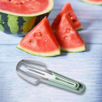 3 in 1 Watermelon Fork Slicer Cutter Fruit Stainless Steel Lightweight Cutting Tool Melon roheline