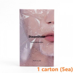 BARULAB, Sauna Effect SteamSheet Moisture Face Mask Pack, (5ea) 1 carton (5ea)