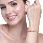 Pimestav Estele Rose Gold CZ Mint Orange Stone k&auml;ev&otilde;ru naistele