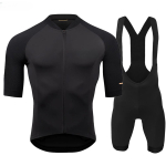 Meeste l&uuml;hikeste varrukatega jalgrattas&auml;rgi komplektid Ropa Ciclismo Hombre Suvine jalgrattariiete komplekt Triatloni p&uuml;ksid rattas&auml;rgi &uuml;likond L black