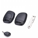 Kaugjuhtimispuldi v&otilde;tme t&uuml;hi kest 1 nupuga puldi &uuml;mbris sobib Renault Twingo Clio Kangoo Masterile must