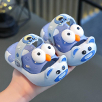 Suurte silmadega lastesussid, beebisussid, sandaalid Multifilmi laste suvised &otilde;uesandaalid, v&auml;ikesed lastejalatsid 18/19 sinine