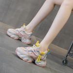 Koznoy 8cm 2024 &otilde;hkv&otilde;rgust seemisnahast ehtsast nahast paksud tossud, suvised segav&auml;rvilised, mugavad poolsaapad, naiste hingavad kingad 34 hall