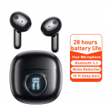Uued TWS Bluetooth 5.3 juhtmevabad k&otilde;rvaklapid HD-mikrofoniga HIFI k&otilde;rvaklapid 13 mm draiveriga 60 ms madal latentsus 4 mikrofoni + ENC k&otilde;ne must