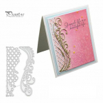 Lillede taust Metallist l&otilde;ikevormid DIY v&auml;ljal&otilde;igete album Paberkaardid Album Fotok&auml;sit&ouml;&ouml; h&otilde;be