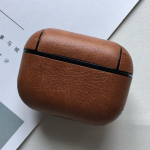 P&otilde;rutuskindel nahast kaitsekate Apple Airpods Pro arvutipeakomplekti kaitse jaoks Airpods Pro tarvikutele For Airpods Pro Case tumepruun v&auml;rv
