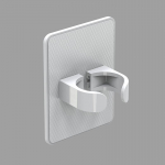 Kammihoidja Juuste lokirullid sirgendajad hoidik lokirullide hoidik Seinale kinnitatav juuksekammi korraldaja vannitoa kodutarvikutele valge