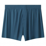 Meeste alusp&uuml;ksid lahtised jahedad bokserid hingavast kangast kiiresti kuivavast elastsest v&ouml;&ouml;st Pehmed &uuml;hev&auml;rvilised pidžaamap&uuml;ksid 4XL j&auml;rve sinine v&auml;rv