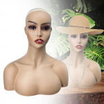 ,Realistlik Manikiini PVC Pea, Kosmetoloogia N&auml;o Treening Mannekeeni Pea &Otilde;laga valge