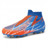 Meeste Jalgpallitossud Meeste Jalgpallijalatsid T&auml;iskasvanute Lastele K&otilde;rge pahkluu Jalgpallisaapad Klambrid Muru Treening Spordijalatsid Meeste tossud 35 punane