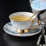 Retro Imperial Euroopa kohvitassikomplekt Portselanist teekomplektid Luksuslikud kingitused Bone China Keraamiline kohvik Pulmakaunistus Joogin&otilde;ud 200ml
