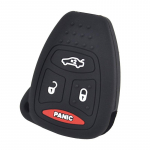 JEEP laadija Durango Commander Cherokee jaoks Dodge Magnum Caliber Challengeri Nitro silikoonist kaugjuhtimispuldi v&otilde;tmekohvri jaoks. must