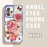 iPhone'i jaoks Samsung Huawei Honor Xiaomi Redmi OPPO Realme Vivo telefoni&uuml;mbris, v&auml;rvitud muster, pehme kummist t&auml;iskaanega kaamera kaitse disain kest Realme 11 5G/11X 5G/Narzo 60X 5G valge