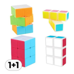 123+223 Kuubikomplekt Kleepsudeta Kuubikm&otilde;istatus Aju Intellekti Arendamine IQ Arendamine Lapsik Maagiline Kuubik Kuubikuga M&auml;ngimine Ruut Rubik, Korea m&otilde;istatused blue