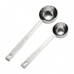 1/2 tk kohvi m&otilde;&otilde;telusikas roostevabast terasest supilusikat&auml;is 15/30 ml pika varrega kohvilusikad jahvatatud kohvi lahtise tee jaoks Multifunktsionaalne 30ML