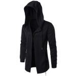Pika l&otilde;ikega kapuutsiga pusad Meeste Mood Hip Hop Dressipluus Streetwear Must R&uuml;&uuml; Mantlid Meeste Kapuutsiga Keebike Kapuutsiga Pusad 5XL Dressipluusid 5XL must