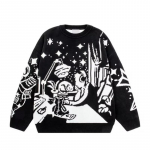 Y2K Hip Hop Street Harajuku Talvine Kapuutsiga Pusa Lahtine Retro Gooti Kampsun Top M must