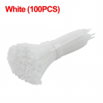 500/100 tk nailonist juhtmek&ouml;idised Reguleeritavad iselukustuvad juhtmek&ouml;idised rihmad Kinnitusaas Korduvkasutatavad plastikust traatsidemed kodukontori jaoks 3x100mm