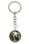 Bearded Collie, Highland Collie, Mountain Collie - keychain with your photo, key decoration, bag pendant from Art-Dog brand