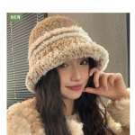 V&auml;rviline silmkoeline m&uuml;ts Naiste Korea S&uuml;gis Talv Soe Dopamiin Soe Kalurim&uuml;ts Paksendatud &Auml;mbrim&uuml;ts Karvane &Otilde;ues Armas Suusk One Size