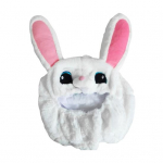 Mootorratta kiivri kate Tolmukindel universaalne jalgrattakiivri kate Naljakas pehme mootorratta peakate t&auml;iskiivritele valge