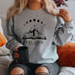 Velarise dressipluus The Night Court Hoodie The Court of Thorn and Roses Court of Dreams kampsun Acotar Velaris Gift Pullover Tops S hall v&auml;rv