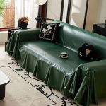 Veekindel kassi kriimustuskindel diivanir&auml;tik nelja hooaja universaalne libisemisvastane &uuml;hes t&uuml;kis diivanikate kodukaunistuseks tolmukindel riie 180x130cm punane