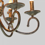 Vanaaegne kroonl&uuml;hter antiikne pronksist rippvalgusti talumaja Kuldne lamp Retro ripats elutuppa Hotelli fuajee kodubaar 2 Headlights