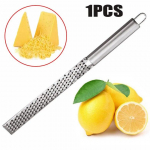 12-tolline Lemon Zester roostevabast terasest juusturiiv, ristk&uuml;likukujuline &scaron;okolaadist sidrunikoor koos libisemiskindla k&auml;epidemega k&ouml;&ouml;gividinatega helehall v&auml;rv