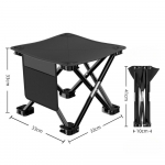 Telkimistool, kaasaskantav kokkupandav tabureti &otilde;ues aiat&ouml;&ouml;deks ja rannas matkamiseks, jalatool koos kandekotiga khaki