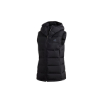 Adidas Naiste Helionic Vest V&auml;li&uuml;ritusteks &Uuml;hev&auml;rviline Kapuutsiga Puhvervest Naistele Vestid Must BQ1943 S black