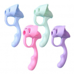 4 tk/komplekti silikoonist pliiatsihoidja, s&otilde;rmej&auml;lgede v&auml;ltimine &otilde;iget kehahoiakut takistav ergonoomiline libisemiskindel pliiatsihoidja lastele A