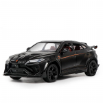 1/24 Lamborghini URUS Bison Mansory Maastur Valatud Sulamist M&auml;nguauto Mudel Heli ja Valgusega Laste M&auml;nguasi Kogumisobjekt S&uuml;nnip&auml;evakingitus must
