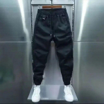 Cotton Joggers Cargo P&uuml;ksid Meeste T&auml;navar&otilde;ivad Hip Hop Dressip&uuml;ksid Meeste Vabaaja Harem P&uuml;ksid Suvised Harajuku P&uuml;ksid Mehed M must