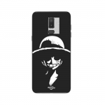 Coque Samsung Galaxy j8 2018 Monkey D. Luffy black and white Maniacase
