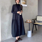 Suur V-kaelusega Varrukateta &Uuml;herealine Vestkleit Naistele Vabaaja Patchwork-kleit One size khaki