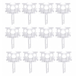 12/60 tk. kardinate libisemine vertikaalsete ruloode remondikandjate komplektid valged plastikust kandurid aknavarjude varuosad