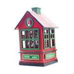 Christmas Music Box in House Design for Indoor Decoration roheline