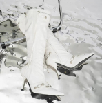 Mood Naiste Seksikad Saapad Terava Ninaga K&otilde;rge Kontsaga Kingad S&uuml;gis Uus Mood Stilettod Disainer Kuni P&otilde;lvini Saapad Pumbad 35 must