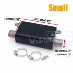 24mm summuti summuti S kumer &otilde;hk diisel seisuk&uuml;ttekeha v&auml;ljalasketoru alumiiniumsulamist auto veoauto VAN jaoks Webasto Eberspacher jaoks