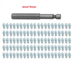 100 tk 9mm/12mm libisemiskindlad volframterasest naelad ratastele vastupidavad rehvipoldid premium auto ATV talv avarii