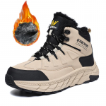 39-47 Meeste Suur Suurus Moekad K&otilde;rge S&auml;&auml;rega V&auml;litingimuste Matkasaapad Matkasaapad Fliisvoodriga Puuvillased Kingad Lumesaapad 47 beež/must