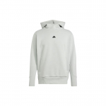 Adidas SS24 True Healing Series Z.N.E. Kapuutsiga pusa &Uuml;hev&auml;rviline logo L&otilde;tv l&otilde;ige Kapuutsiga dressipluus Naiste kapuutsikad Hele-sinine Hall IN5124 M