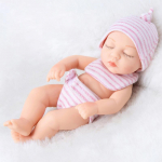 18 cm pestav elutruu pehme k&auml;sitsi maalitud simulatsioon Baby Reborn Doll Lapsed saadavad m&auml;ngunuku 18CM
