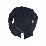 Designerska czarna kurtka ramoneska damska S - Used