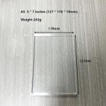 1 tk Geelpress Monoprinting Prindiplaadid Geelplaat ajakirjanduskunsti jaoks kaartide valmistamiseks, v&auml;ljal&otilde;igete tegemiseks, kunstiks A2